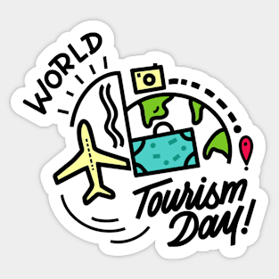 tourism day Sticker